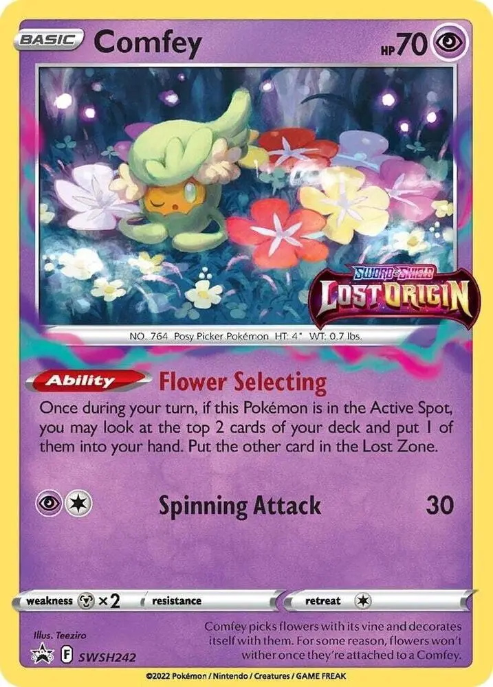 Comfey, SWSH Black Star Promos SWSH242/307