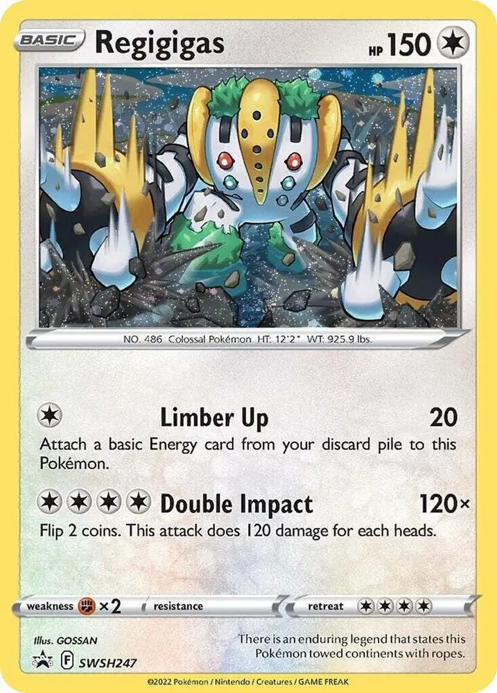 Regigigas, SWSH Black Star Promos SWSH247/307
