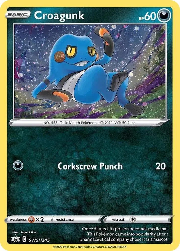 Croagunk, SWSH Black Star Promos SWSH245/307