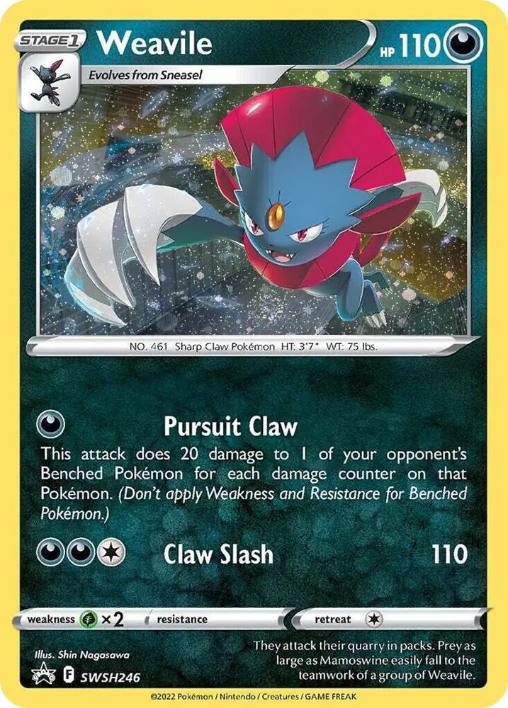 Weavile, SWSH Black Star Promos SWSH246/307