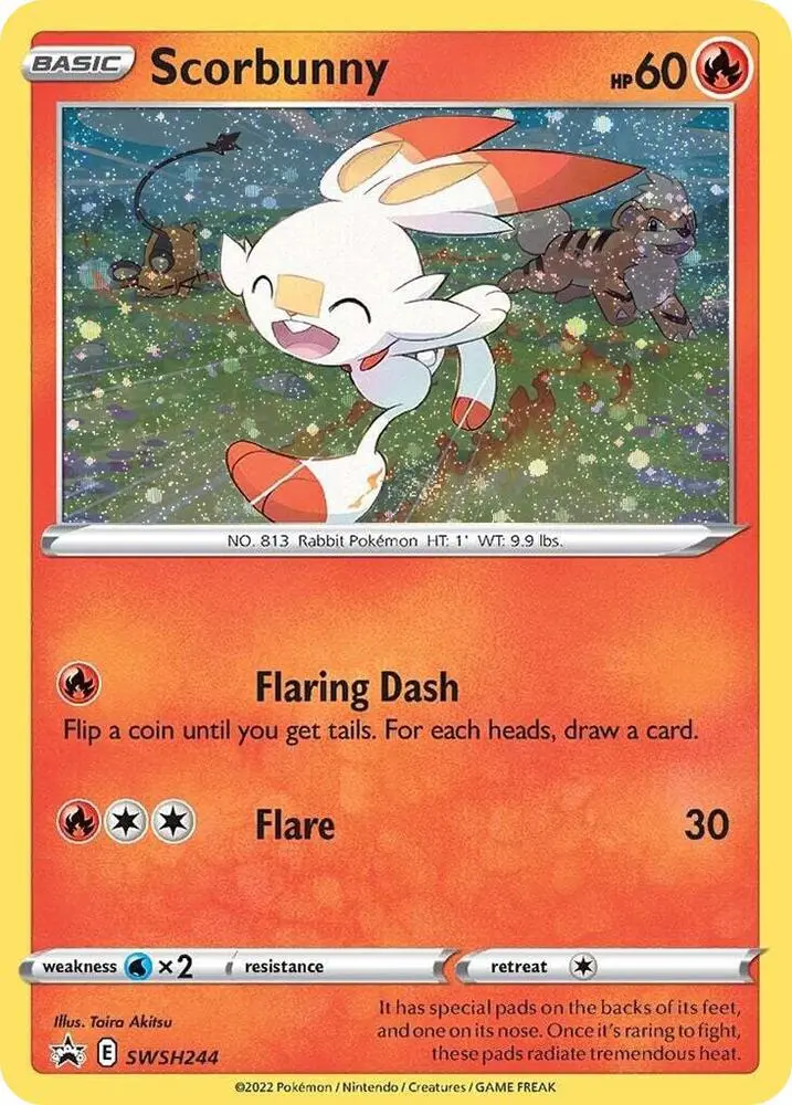 Scorbunny, SWSH Black Star Promos SWSH244/307