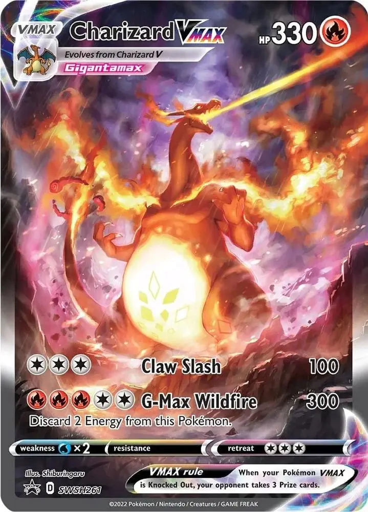 Charizard VMAX, SWSH Black Star Promos SWSH261/307