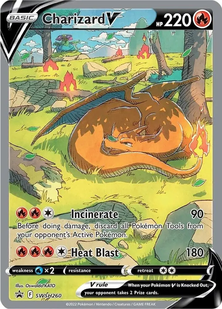 Charizard V, SWSH Black Star Promos SWSH260/307