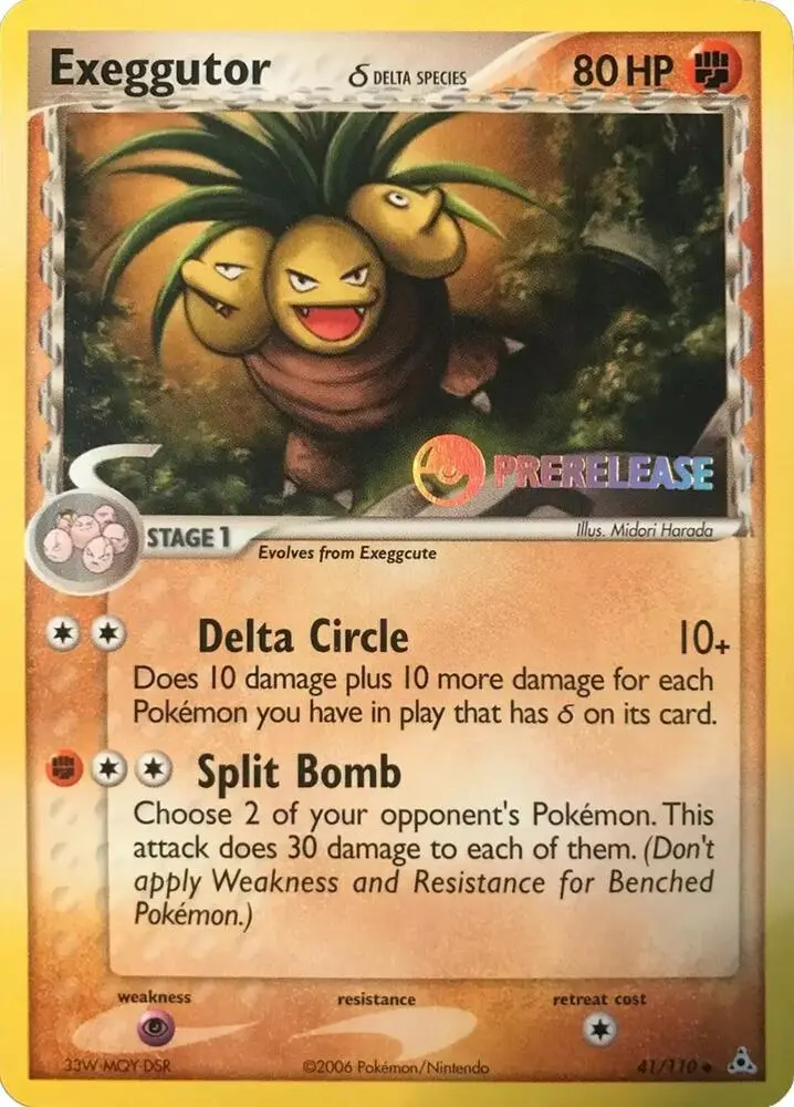 Exeggutor (Delta Species), Nintendo Black Star Promos 41/110