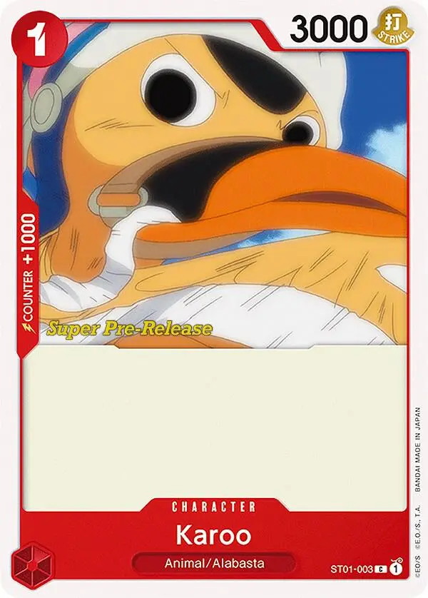 Karoo, Starter Deck 1 Straw Hat Crew (Super Pre-Release Edition) ST01-003