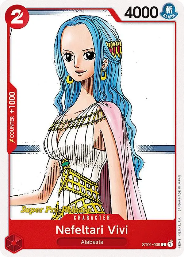 Nefeltari Vivi, Starter Deck 1 Straw Hat Crew (Super Pre-Release Edition) ST01-009