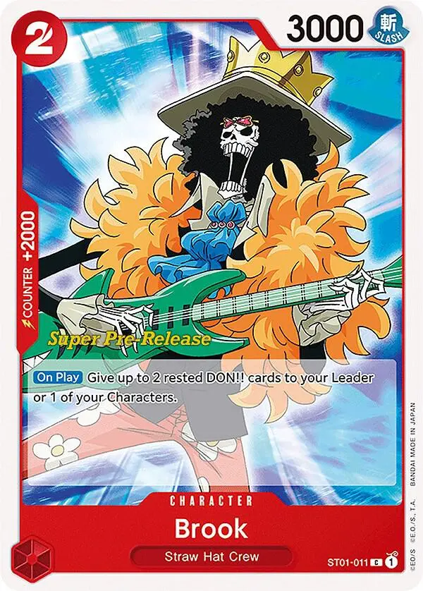 Brook, Starter Deck 1 Straw Hat Crew (Super Pre-Release Edition) ST01-011