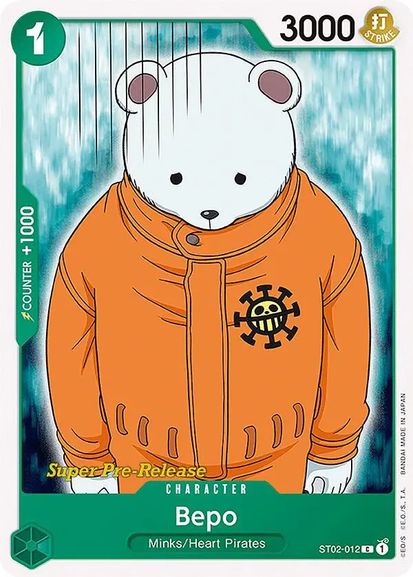 Bepo, Starter Deck 2 Worst Generation (Super Pre-Release Edition) ST02-012