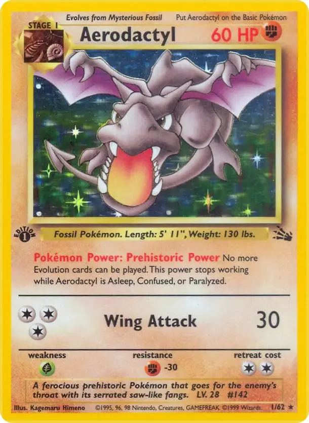 Aerodactyl, Fossil 1/62