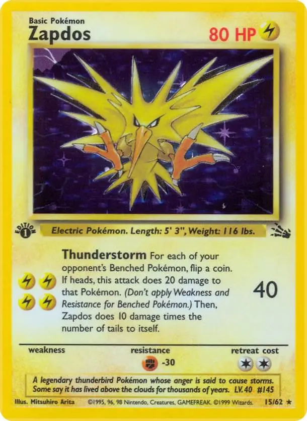 Zapdos, Fossil 15/62