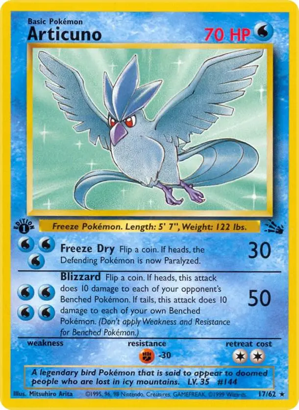 Articuno, Fossil 17/62