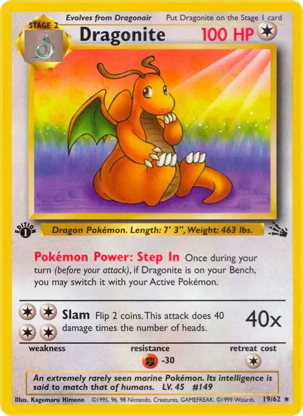 Dragonite, Fossil 19/62