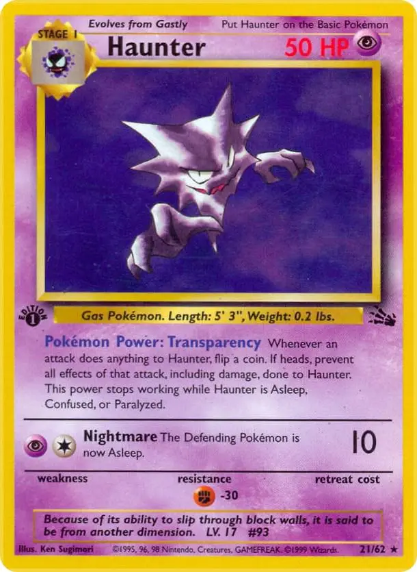 Haunter, Fossil 21/62