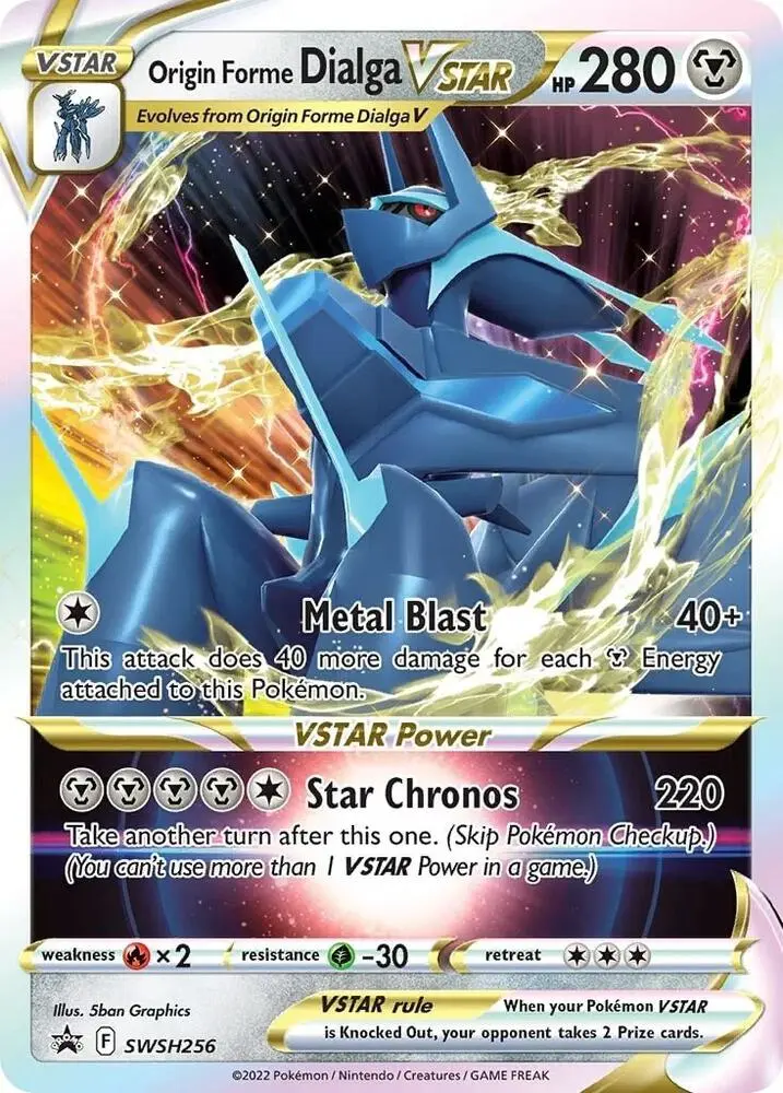 Origin Forme Dialga VSTAR, SWSH Black Star Promos SWSH256/307
