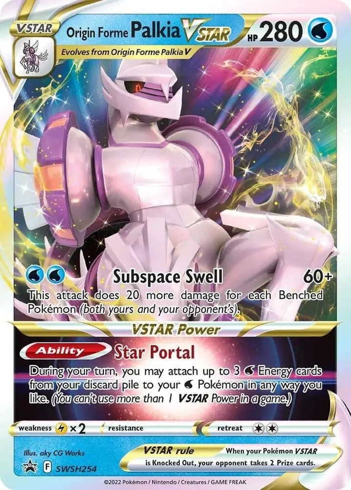 Origin Forme Palkia VSTAR, SWSH Black Star Promos SWSH254/307