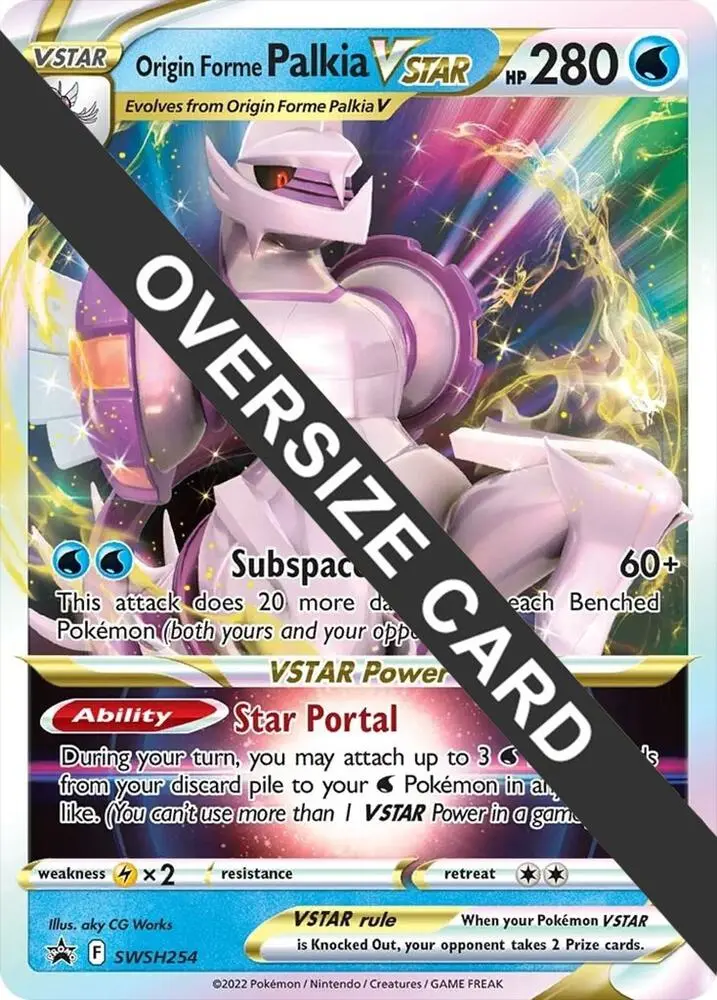 Origin Forme Palkia VSTAR, Jumbo cards SWSH254