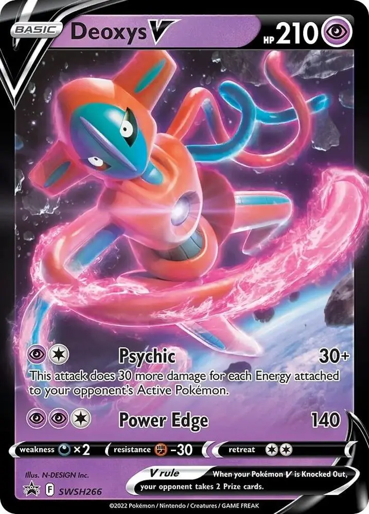 Deoxys V, SWSH Black Star Promos SWSH266/307
