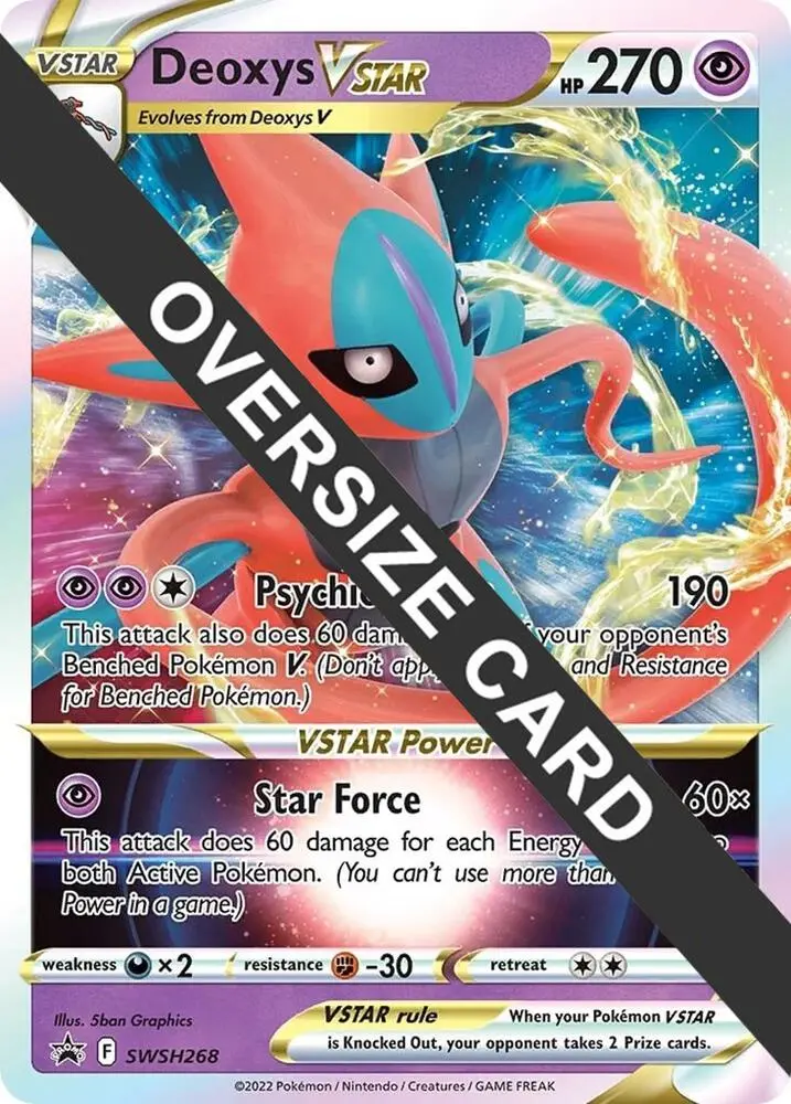 Deoxys VSTAR, Jumbo cards SWSH268