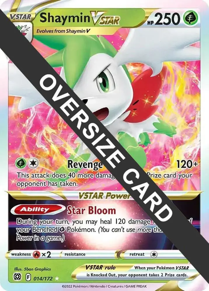 Shaymin VSTAR, Jumbo cards 014/172