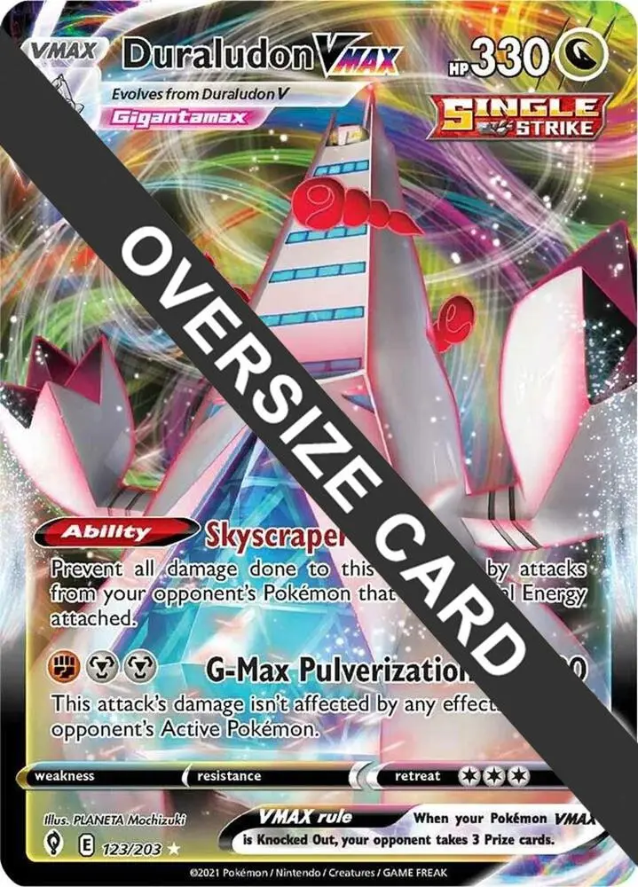 Duraludon VMAX, Jumbo cards 123/203