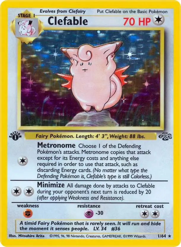 Clefable, Jungle 1/64