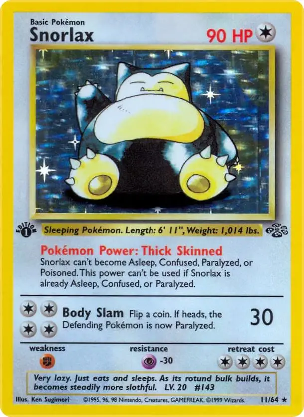 Snorlax, Jungle 11/64