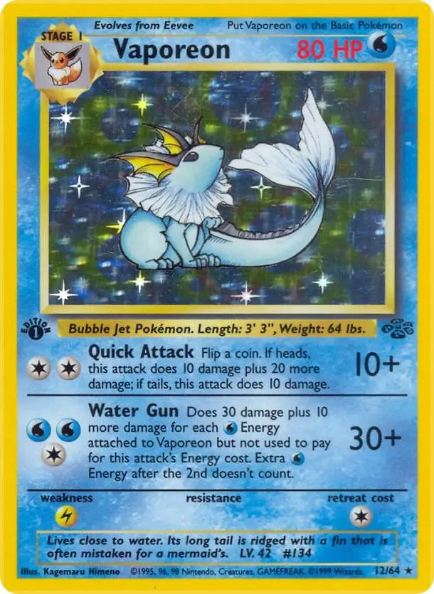 Vaporeon, Jungle 12/64