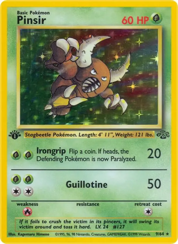 Pinsir, Jungle 9/64