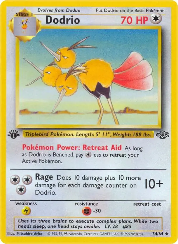 Dodrio, Jungle 34/64