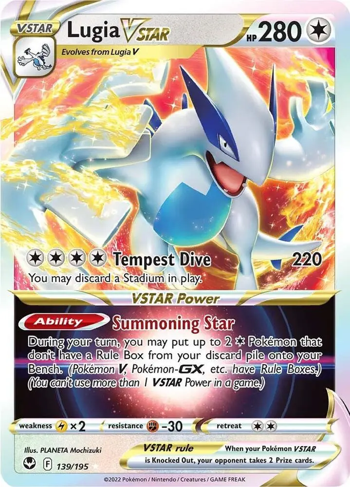 Lugia VSTAR, Silver Tempest 139/195