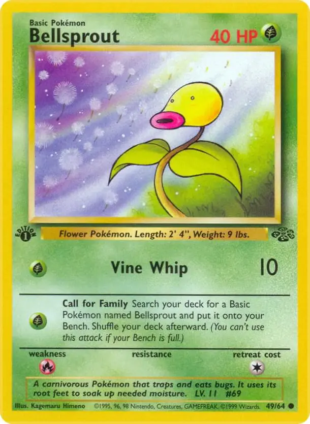 Bellsprout, Jungle 49/64