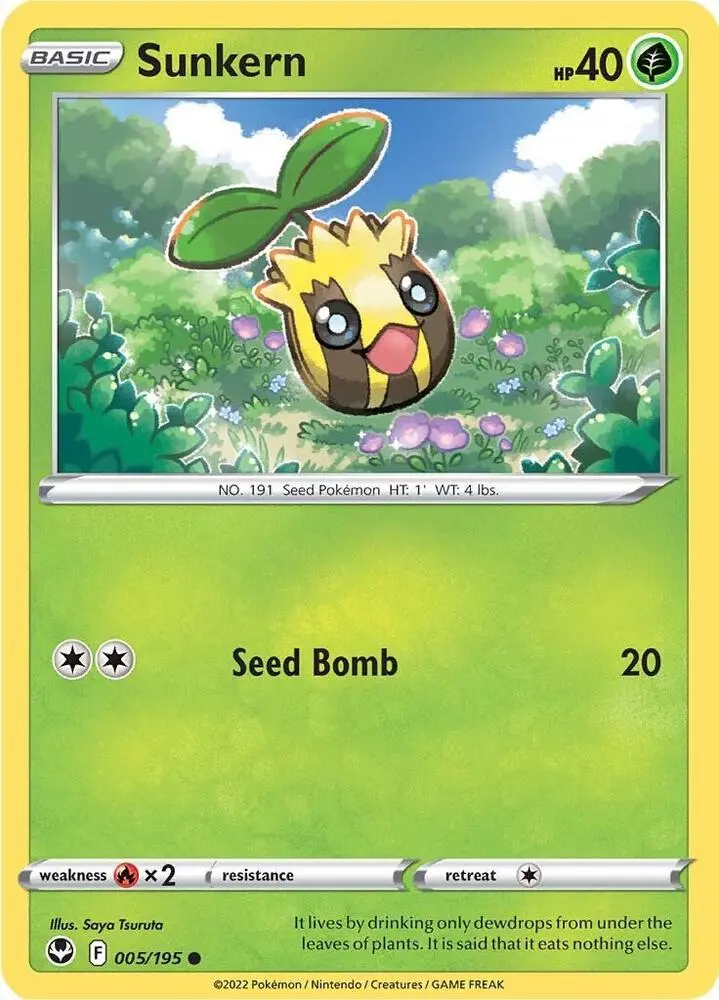 Sunkern, Silver Tempest 005/195