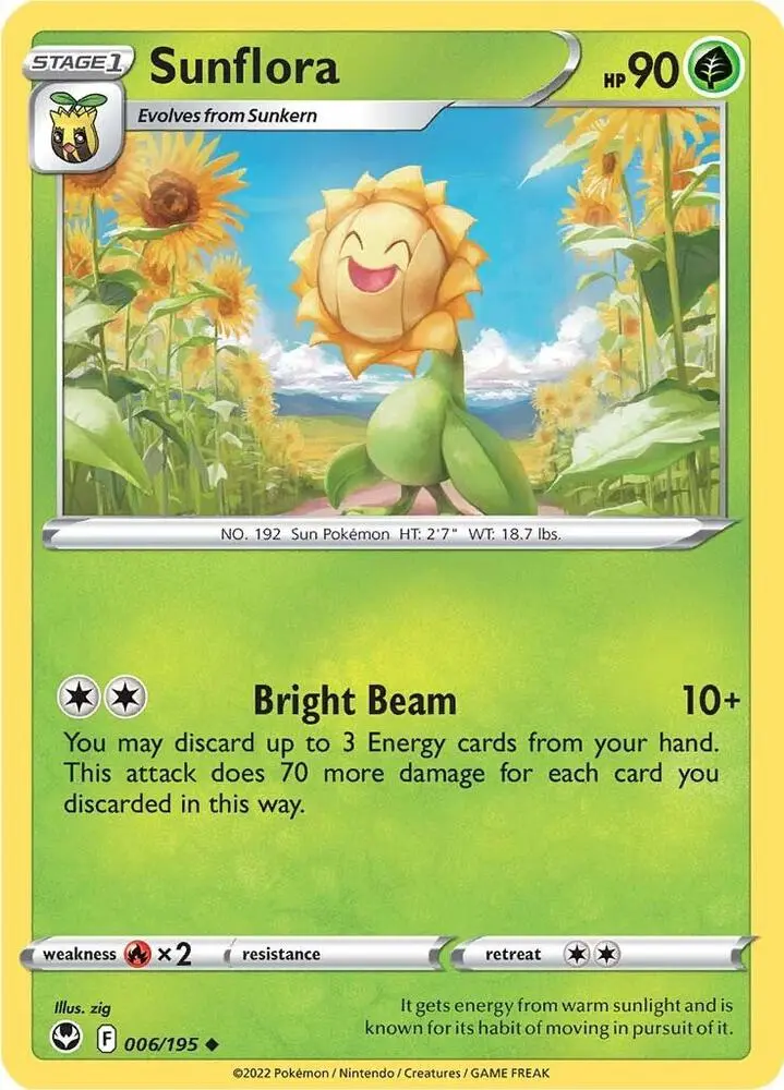Sunflora, Silver Tempest 006/195