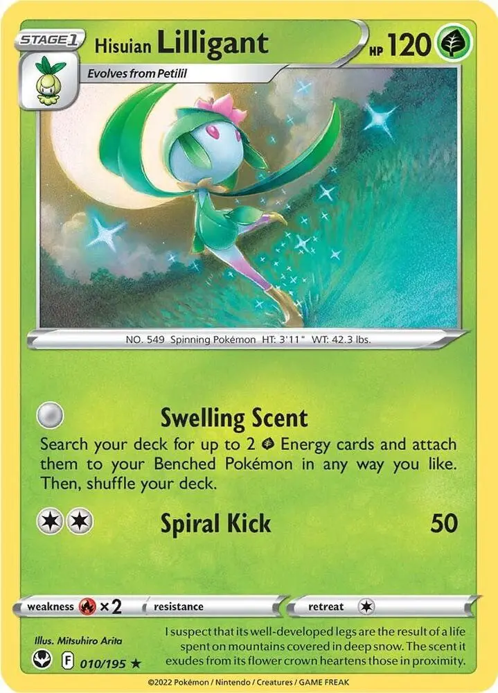 Hisuian Lilligant, Silver Tempest 010/195