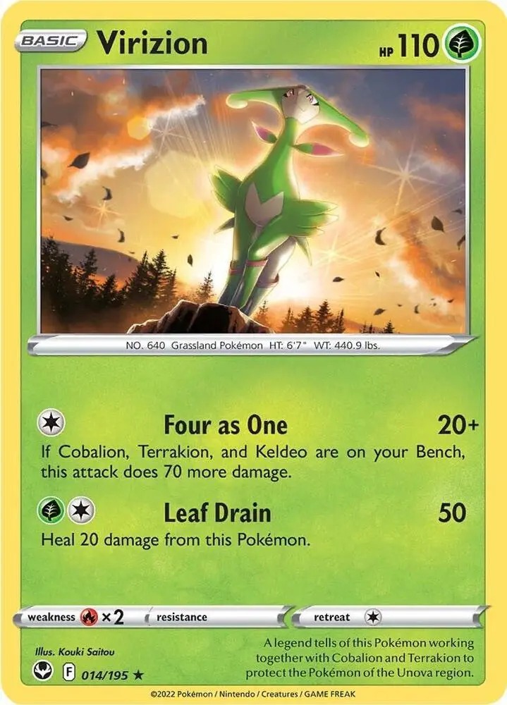 Virizion, Silver Tempest 014/195