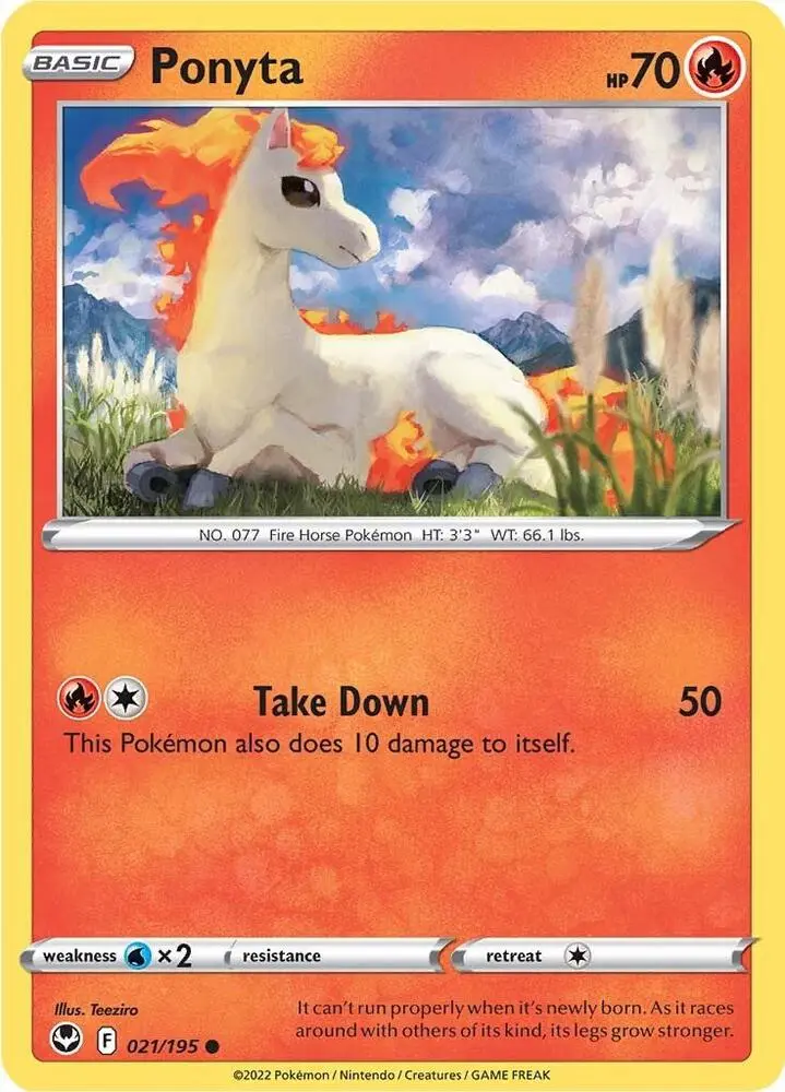 Ponyta, Silver Tempest 021/195