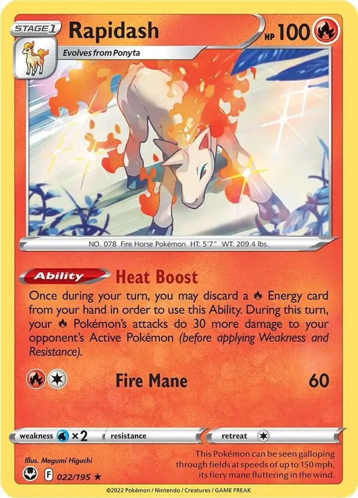 Rapidash, Silver Tempest 022/195