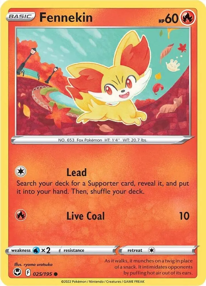 Fennekin, Silver Tempest 025/195