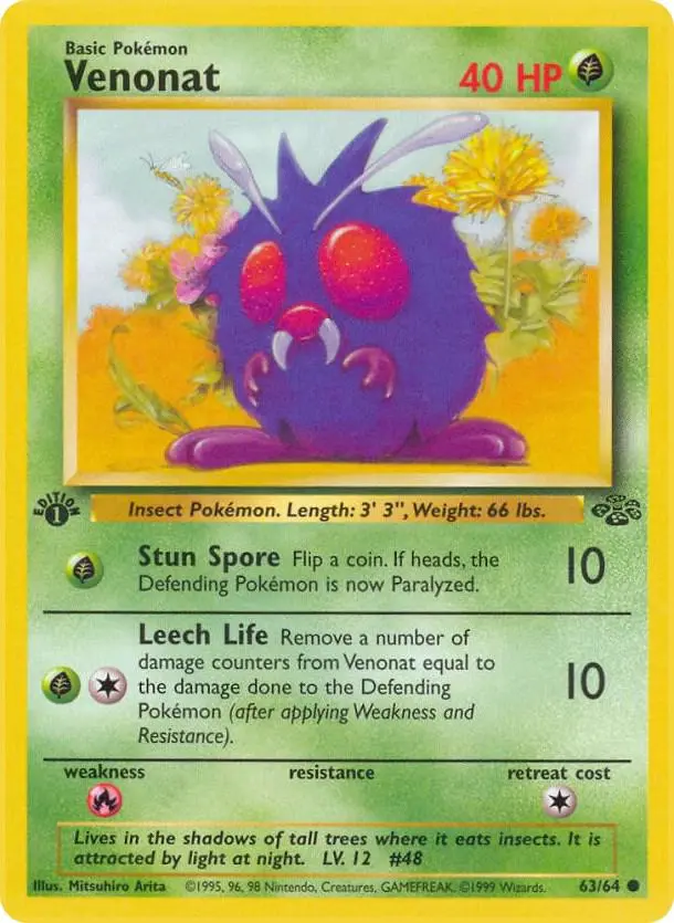Venonat, Jungle 63/64