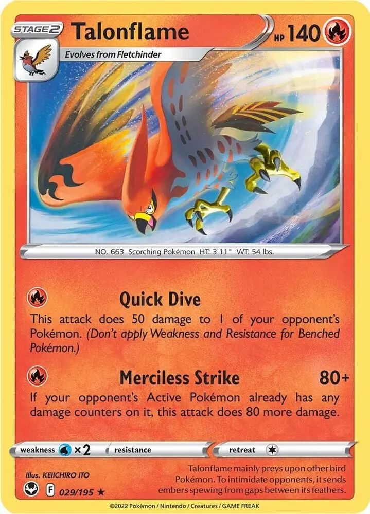 Talonflame, Silver Tempest 029/195