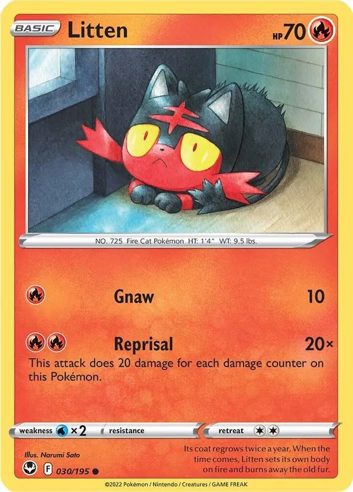 Litten, Silver Tempest 030/195