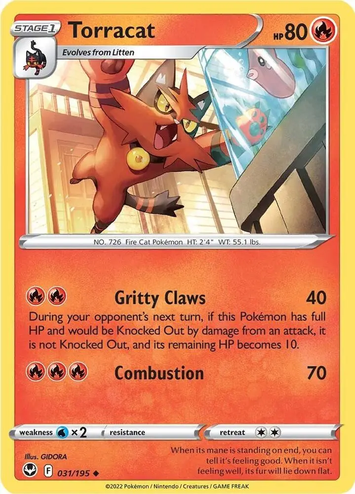 Torracat, Silver Tempest 031/195