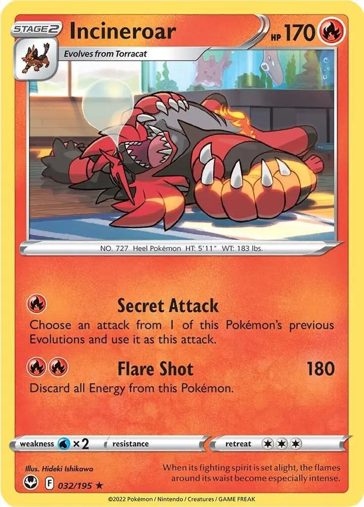 Incineroar, Silver Tempest 032/195