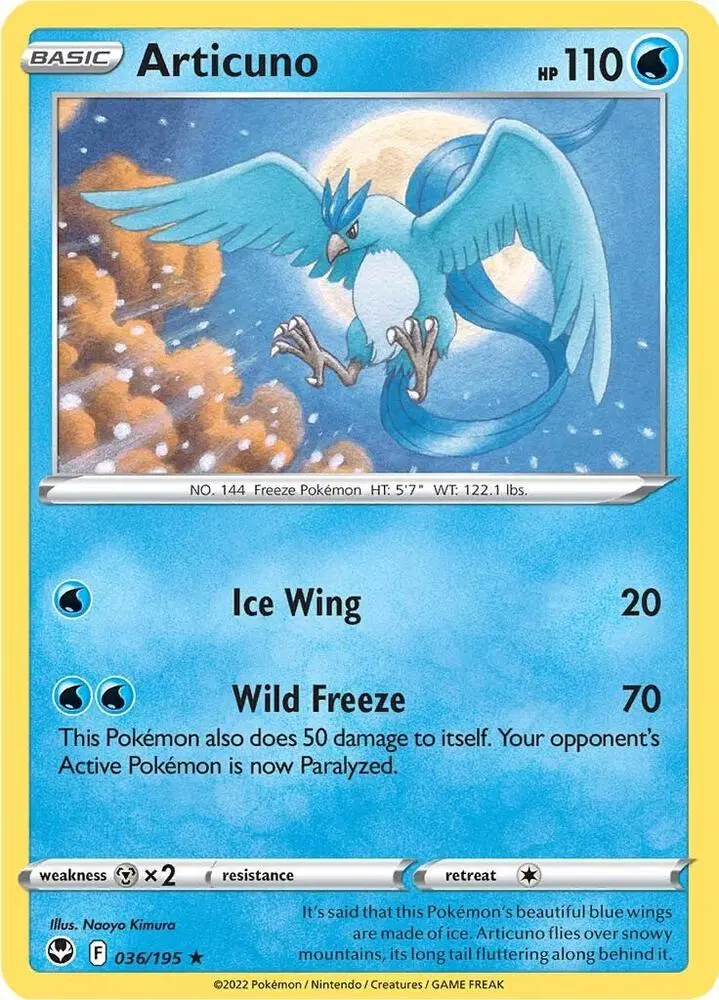 Articuno, Silver Tempest 036/195
