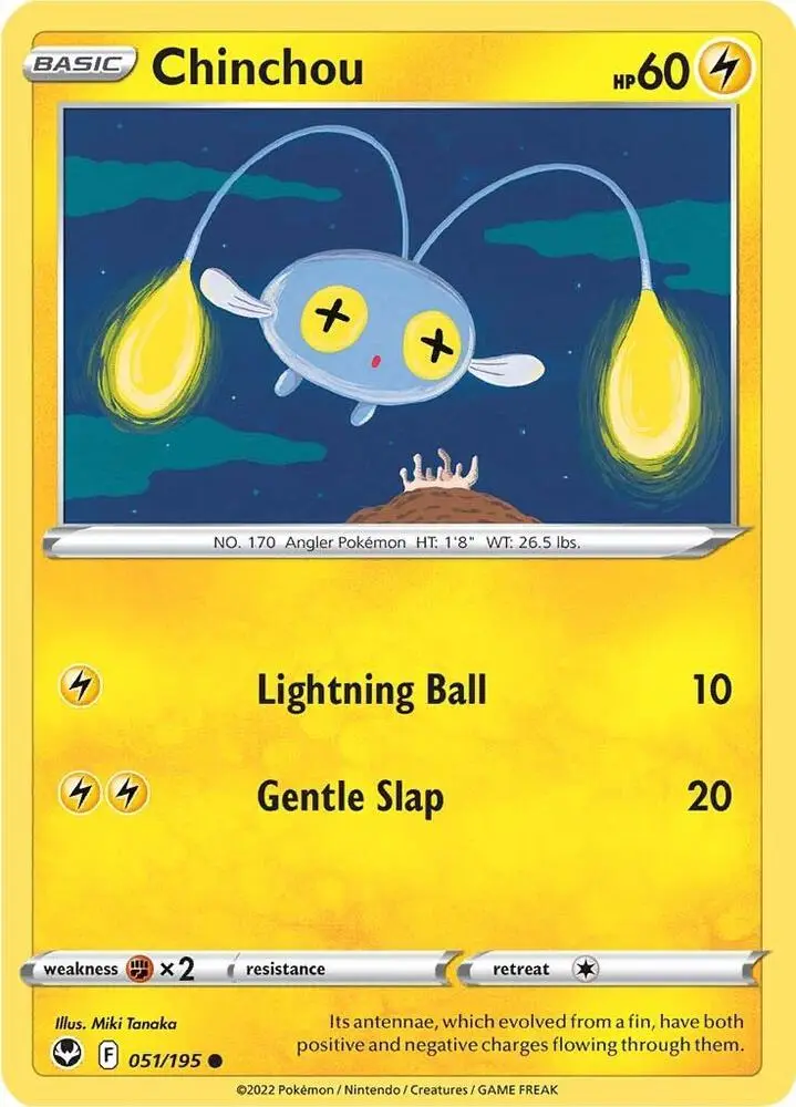 Chinchou, Silver Tempest 051/195