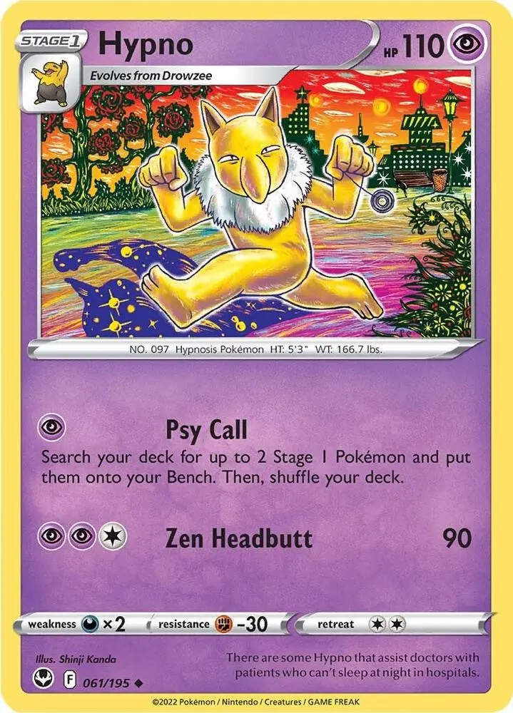 Hypno, Silver Tempest 061/195