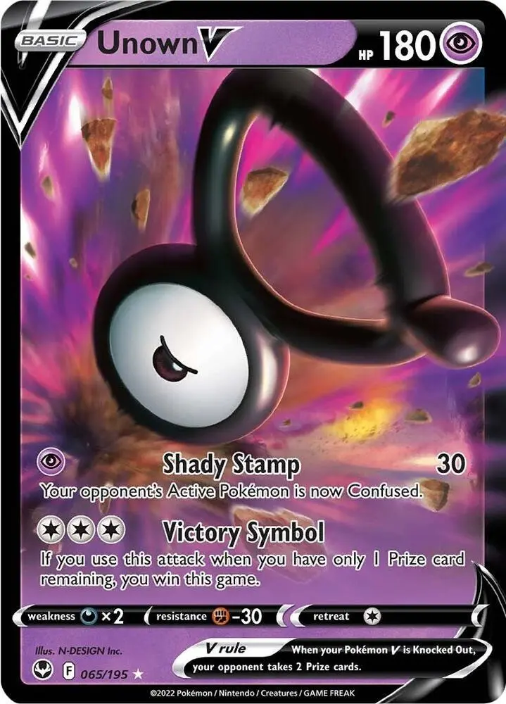 Unown V, Silver Tempest 065/195