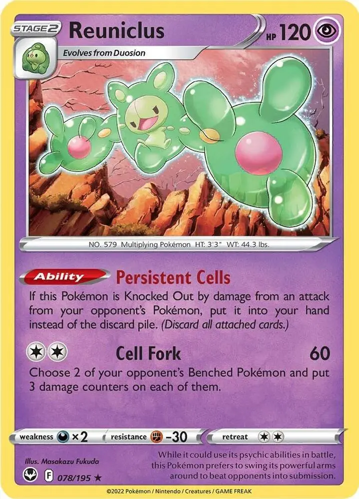 Reuniclus, Silver Tempest 078/195