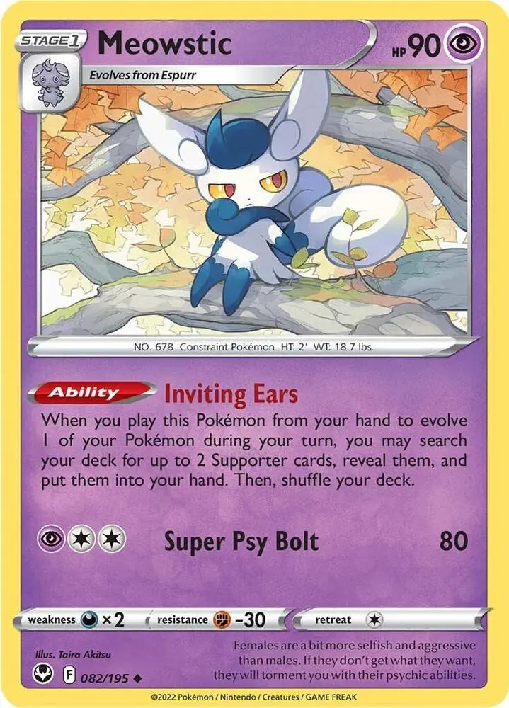 Meowstic, Silver Tempest 082/195