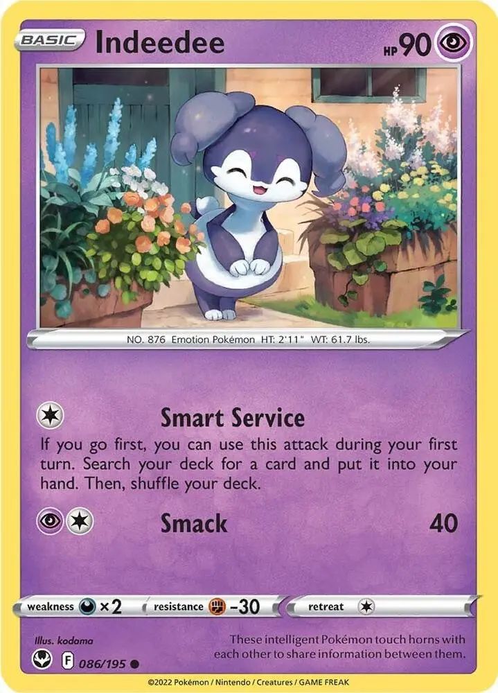Indeedee, Silver Tempest 086/195